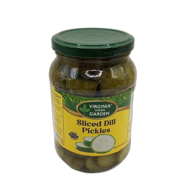 VIRGINIA GR. GAR. SLICED DILL PICKLES 482G