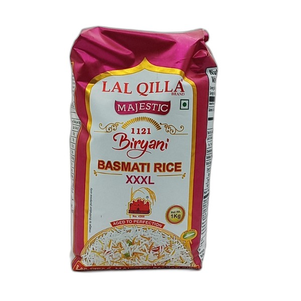 LAL QILLA MAJESTIC XXXL BASMATI RICE 1 KG