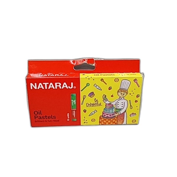 NATARAJ OIL PASTELS 12PCS