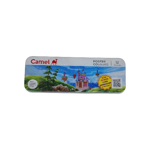 CAMELIN POSTER COLOURS TIN 12 X 10ML