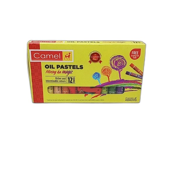 CAMELIN OIL PASTELS 12 COLOURS
