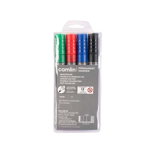 CAMELIN WHITEBOARD MARKER PENS BLACK 12PCS