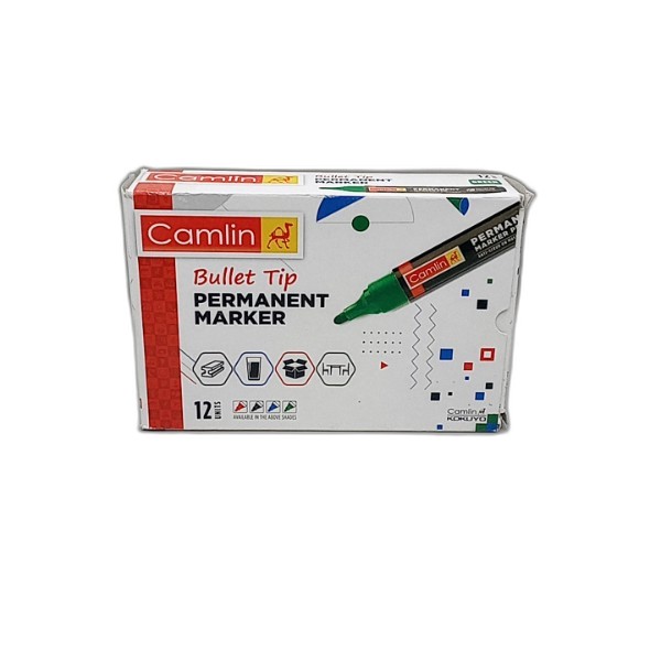 CAMELIN MARKER PENS GREEN 12 PCS