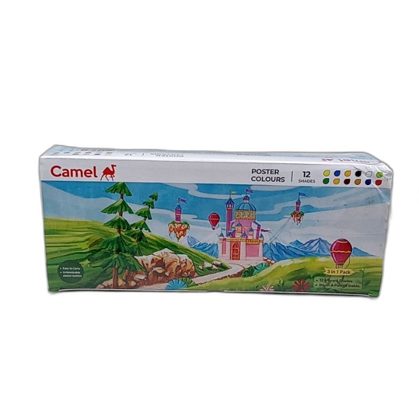 CAMELIN POSTER COLOURS 3 IN 1 POSTER COLOUR 12 10