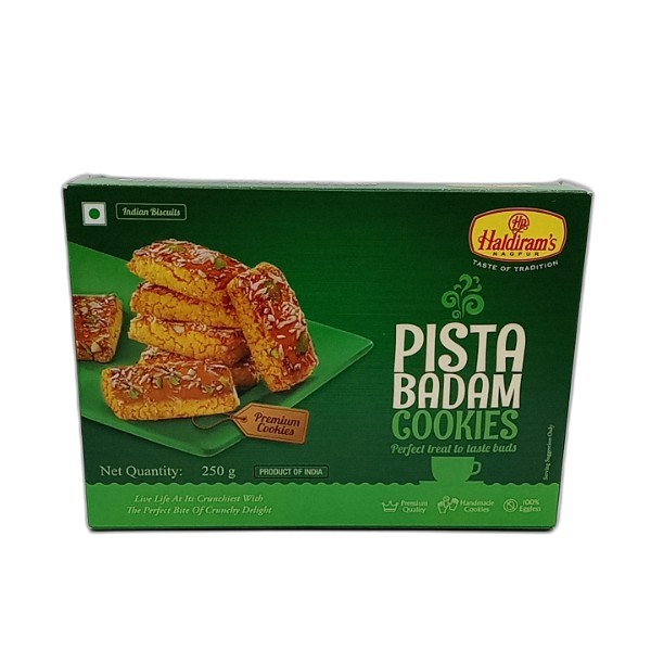 HALDIRAM PISTA BADAM BISCUIT 250G
