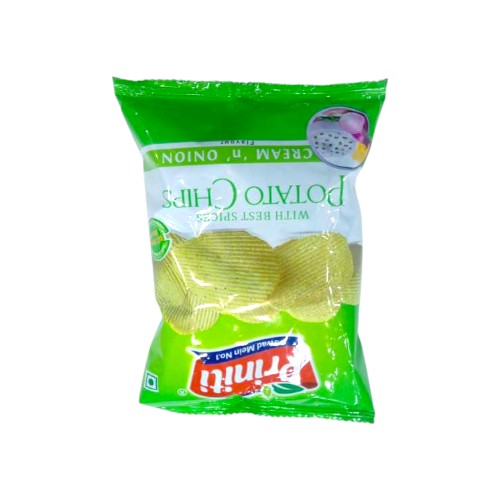 PRINITI CREAM ONION CHIPS 28G