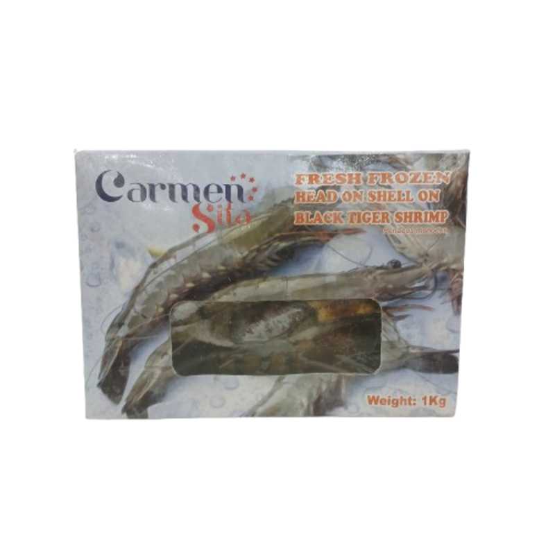 CARMENSITA TIGER PRAWNS 8-12 1KG