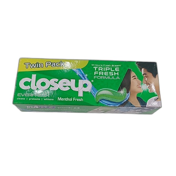 CLOSEUP DEEP ACTION MENTHOL FRESH TOOTHPASTE 2X160
