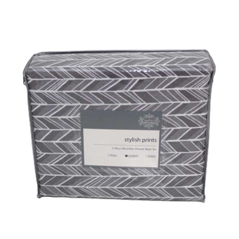 BEDSHEET 4PCS SET QUEEN PRINTED 12048Q SOPHIA
