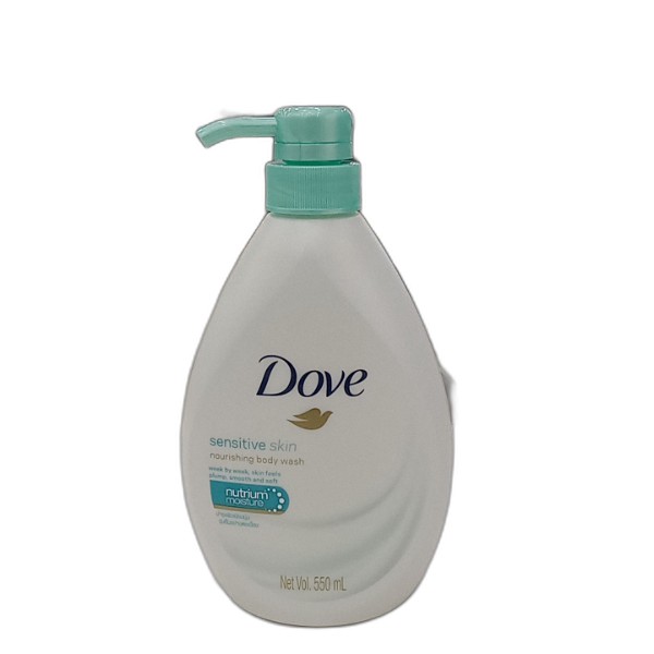 DOVE BODY WASH 550ML SENSITIVE