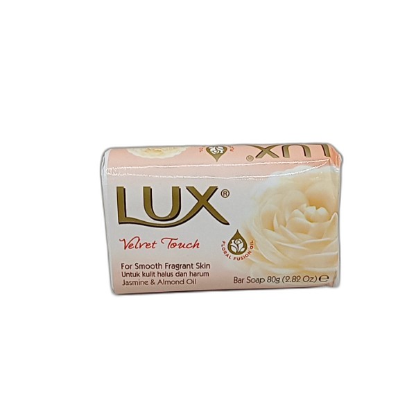 LUX VELVET WHITE BAR SOAP 80G
