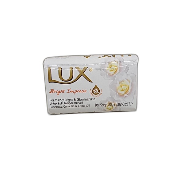 LUX BRIGHT IMPRESS BAR SOAP 80G