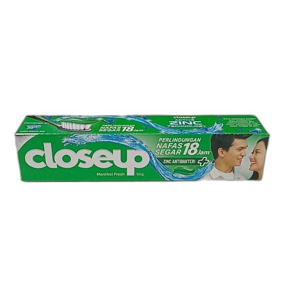 CLOSEUP MENTHOL GREEN TOOTHPASTE 160G