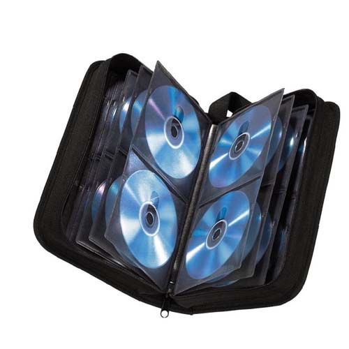 UBL CD WALLET HOLDS 80 DISCS 3 ASSO COLOURS RG0030