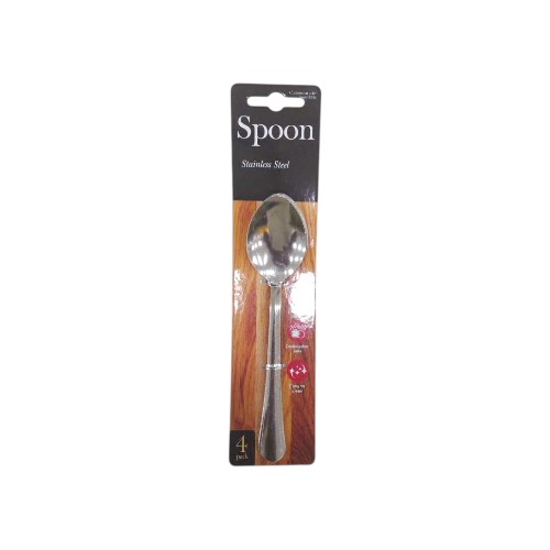 UBL STAINLESS STEEL SPOONS 4 PACK
