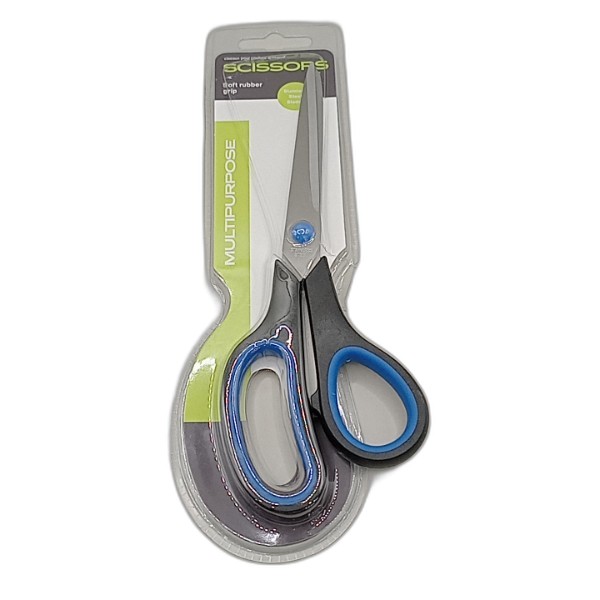 UBL SCISSORS RUBBER GRIP LARGE ASSORT