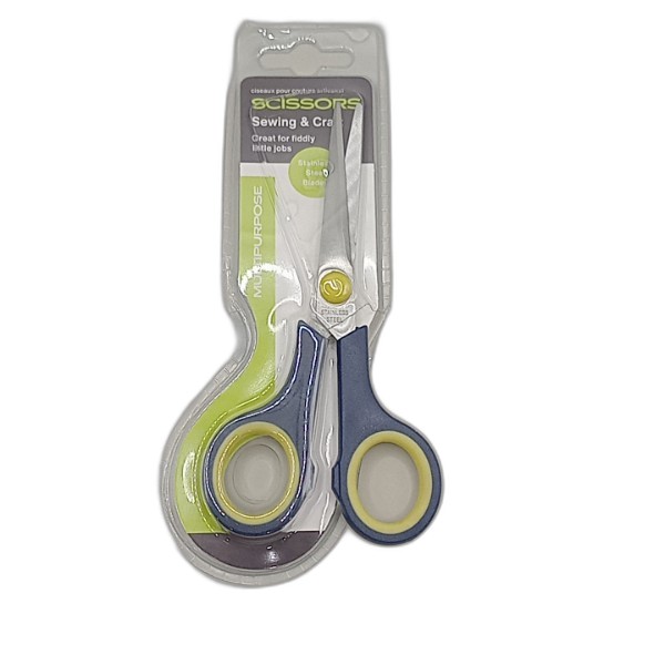 UBL SCISSORS RUBBER GRIP SMALL ASSORT