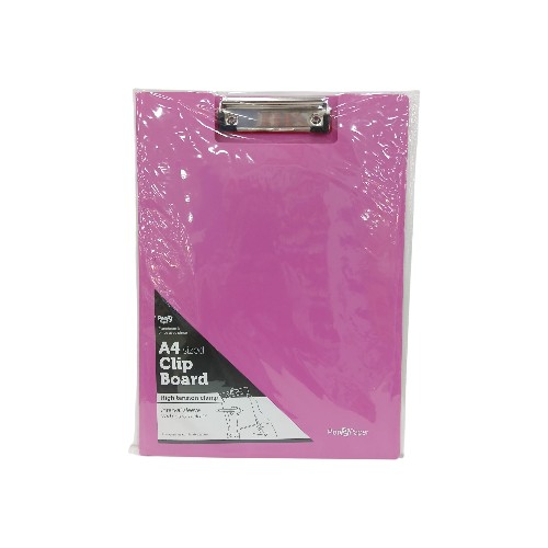 UBL CLIPBOARD A4 W COVER 4 COLORS