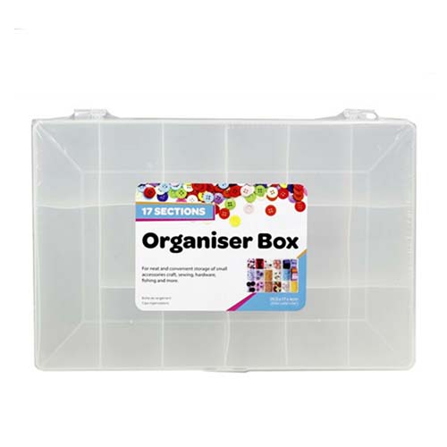 UBL ORGANISER BOX PLAS 17-SECTION