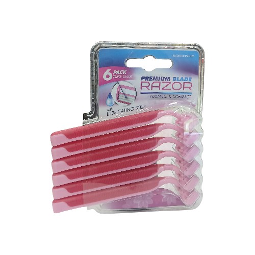 UBL LADIES DISPOSABLE RAZORS 6 PACK