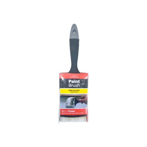UBL PAINT BRUSH RUBBER GRIP 7.5CM