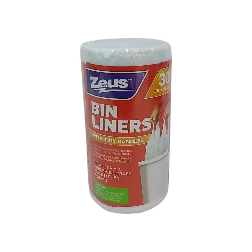 UBL SCENTED BIN LINERS W HANDLES 30 PACK