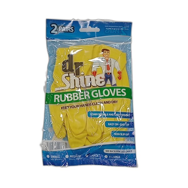 UBL DR. SHINE RUBBER GLOVES 2 P