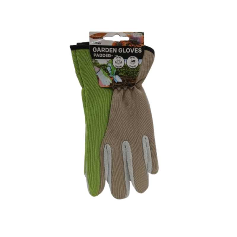 UBL PADDED LEATHER GARDEN GLOVES 1 PAIR
