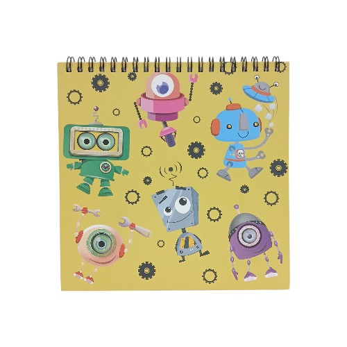UBL SKETCHBOOK 18X18CM 25 SHEETS 4 DESIGNS