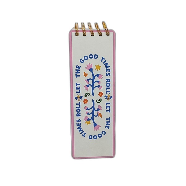 UBL MEMO JOTTER PAD SPIRAL 150 SHEETS 4 DESIGNS