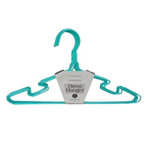 UBL DRESS HANGERS 5 PACK ASSORT
