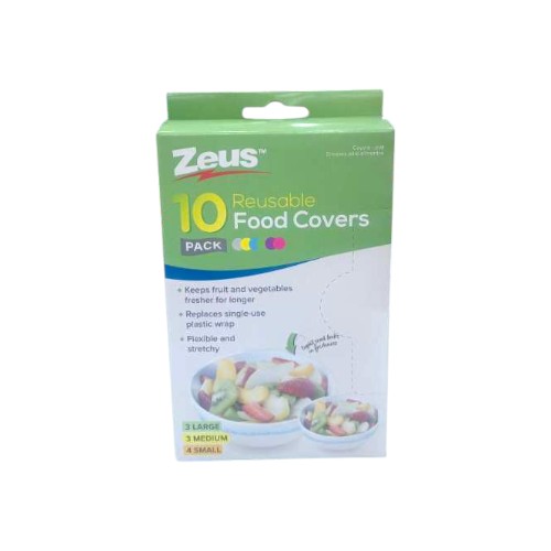 UBL FOOD COVERS ASSORT SIZES 10 PACK