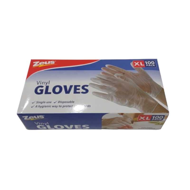 UBL DISPOSABLE GLOVES EXTRA LARGE 100 PACK