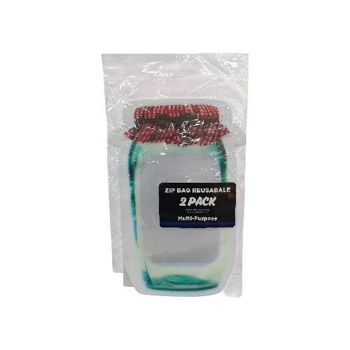 UBL ZIP BAG REUSABALE 2 PACK