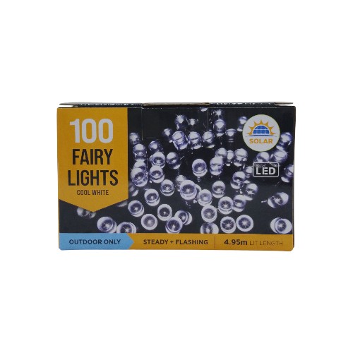 UBL SOLAR LED LIGHTS 100 WHITE