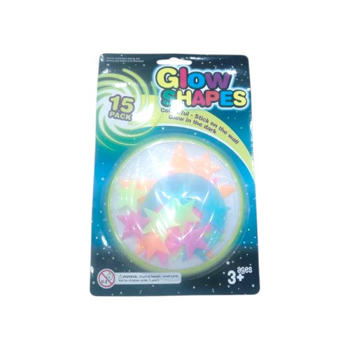 UBL GLOW IN THE DARK SHAPES 3 DESIGNS
