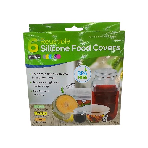 UBL SILICONE BOWL COVERS 6PC SET