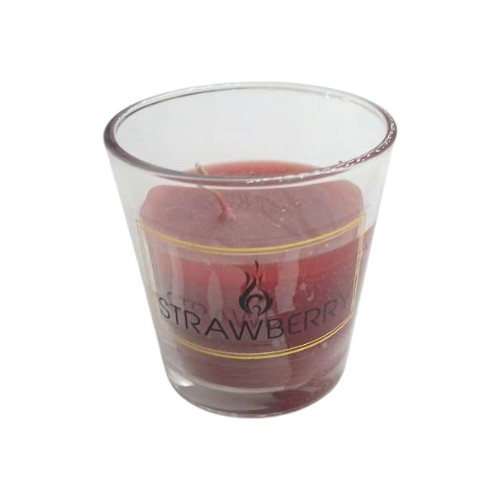 UBL CANDLE SCENTED GLASS 7.55X7.6CM