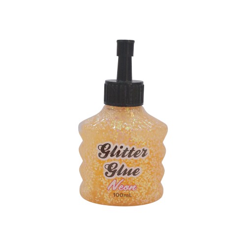 UBL GLITTER GLUE NEON 100ML 6ASST