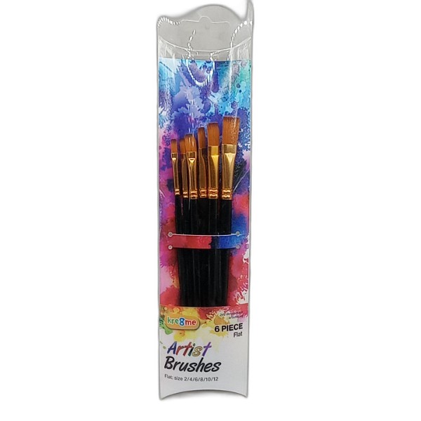 UBL ARTIST BRUSH 6 PIECE SET 2 COLORS