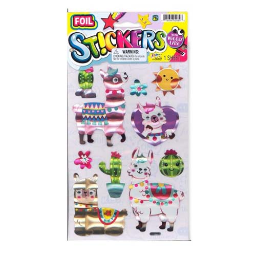 UBL STICKERS GLITTER 3D 16 ASSORTED DES