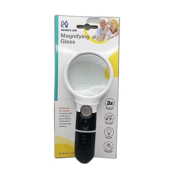 UBL MAGNIFYING GLASS W LED LIGHT
