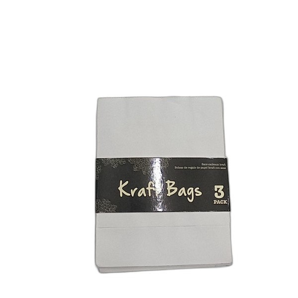 UBL WHITE BAGS 14X11X6CM 3 PACK