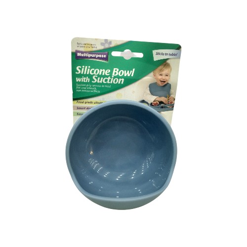UBL BABY SUCTION SILICONE BOWL 12X8CM NG0499