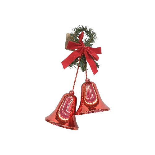 UBL TWIN BELL HANGING DECO 40CM ASST