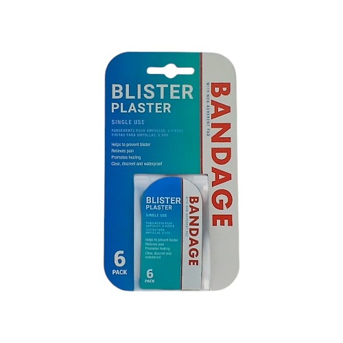 UBL BANDAGE BLISTER PLASTERS 6PCS