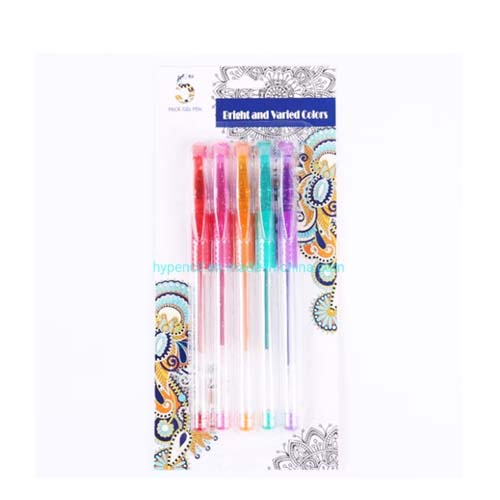 UBL GEL PENS MINI MIXED 6PK
