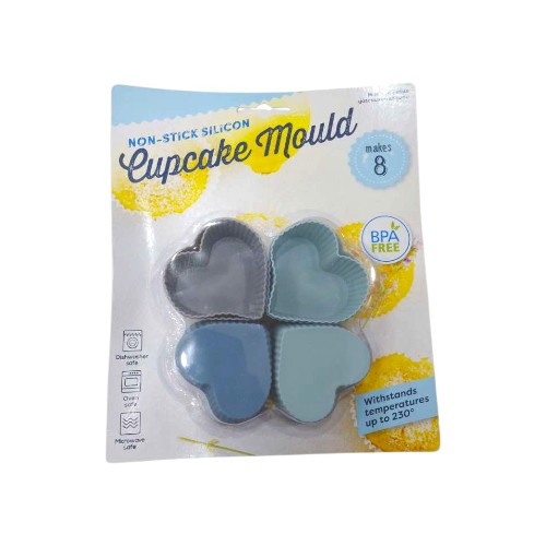 UBL SILICONE CUPCAKE BASES LARGE 8 PACK