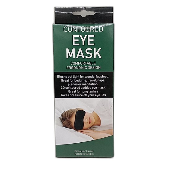 UBL EYE MASK CONTOURED BLACK