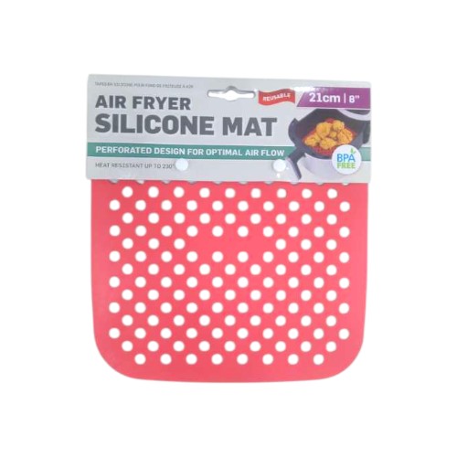 UBL AIR FRYER SILICONE LINER SQUARE 21CM
